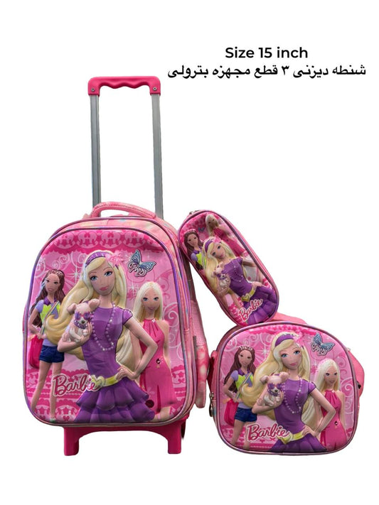 شنطه ترولى 3 قطع ديزنى بحجم 15 انش