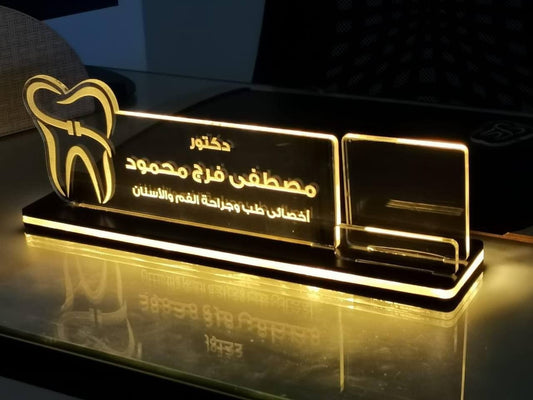 استاند اكريلك حجم 30 سم خامه 4 مللي + اضاءه